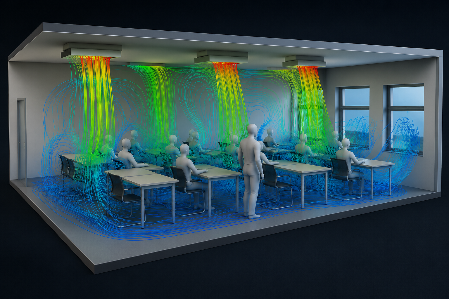 CFD HVAC & Ventilation Analysis visualization