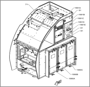 Illustrated Parts Catalog exploded view diagram with numbered part callouts